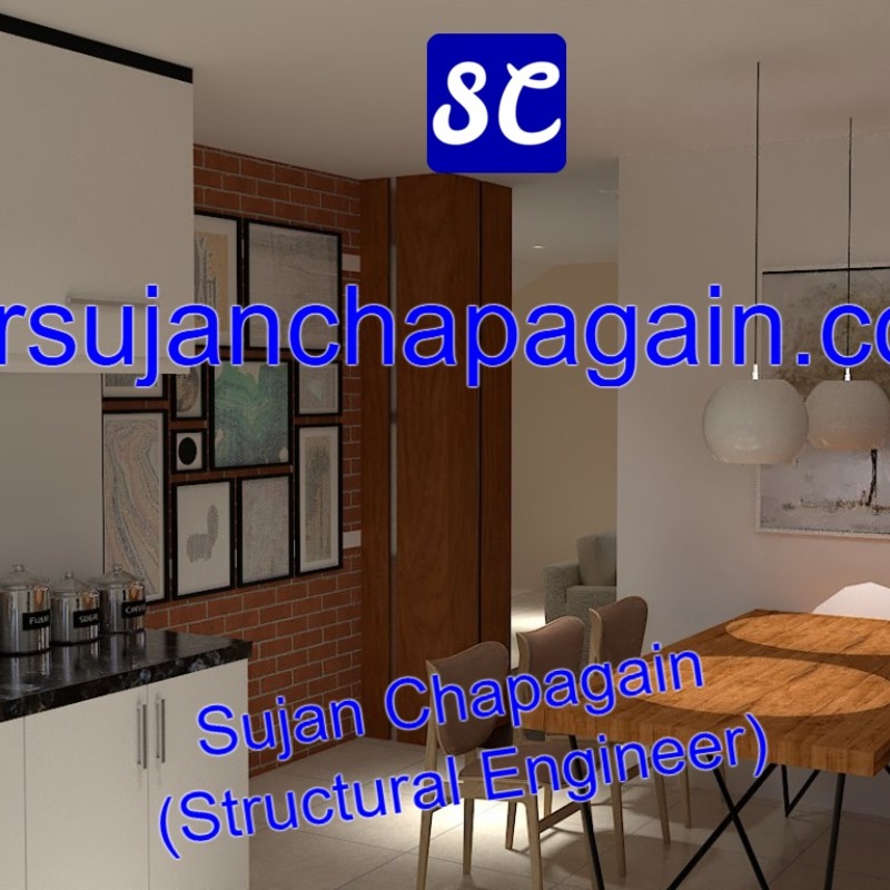 Interior design sample of residential house 1 kitchen